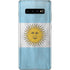 Argentina Flag Distressed Galaxy S10 Plus Skin